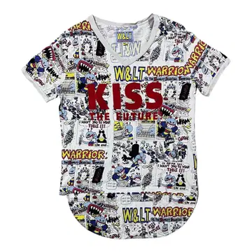 W&LT 박박 KISS THE FUTURE t-shirt 사이버
