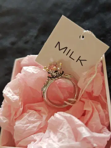 [가격 인하 세일 중] MILK 왕관 반지