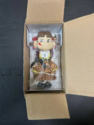 당첨 상품 앉은 페코짱 인형(쇼와 레트로풍)