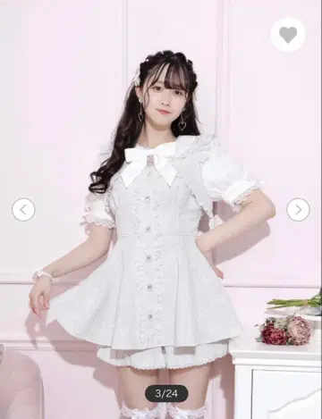 NOEMIE 노에미 레이디 소매 레이스 트위드 레이어드 스타일 셋업