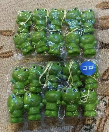 코르겐코와 케로짱 코로짱 각 10개 손가락 인형 소프트 비닐 개구리