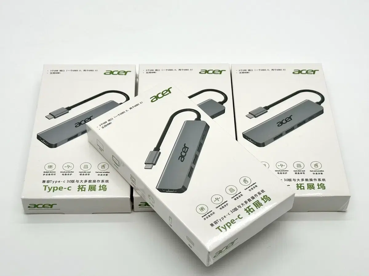 새상품 미개봉 acer 정품 type-c 허브 5 in 1 HDMI 4K