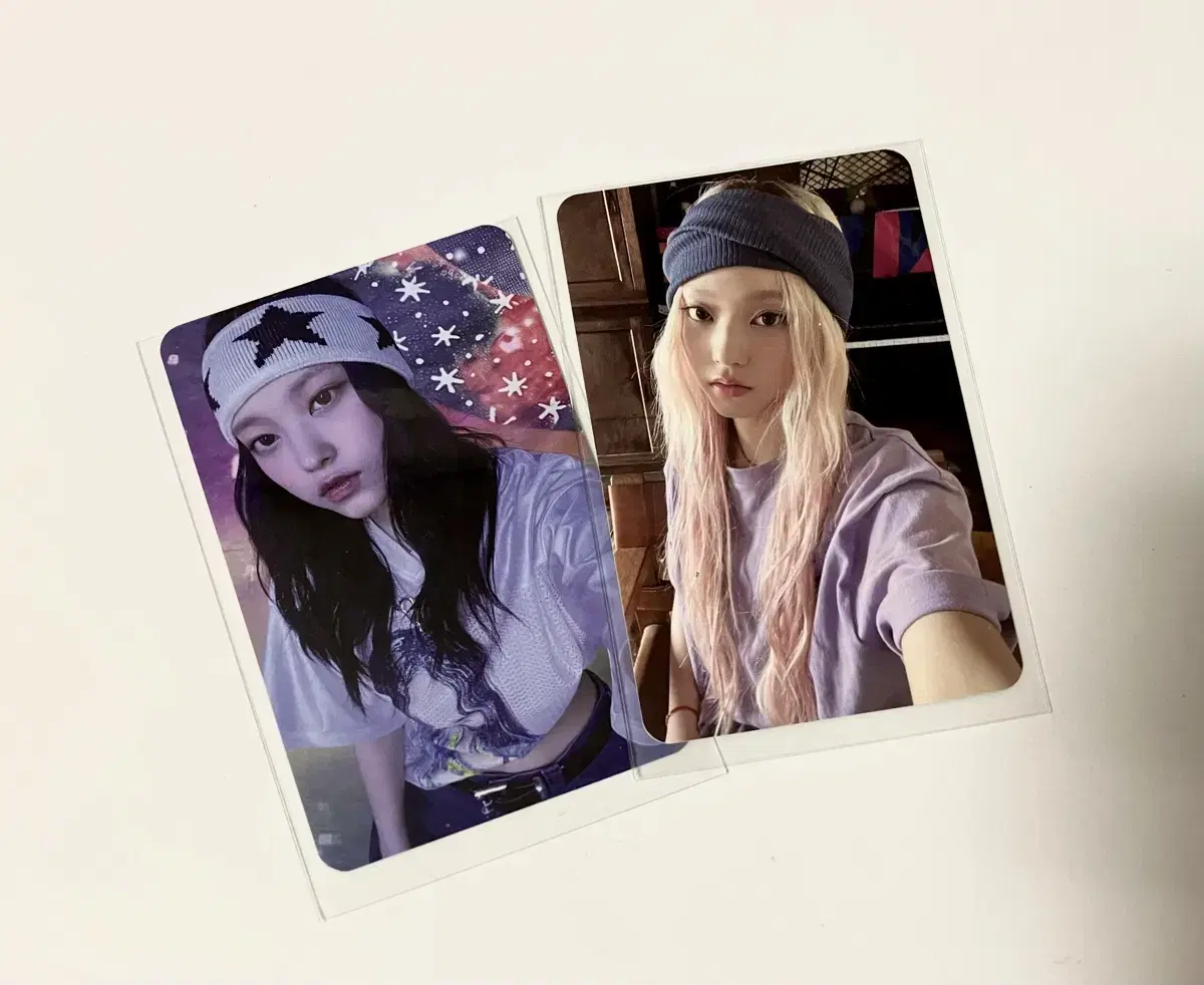 일괄) 뉴진스 해린 슈퍼네추럴 앨범 포토카드 포카 위버스