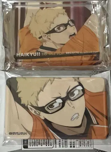 하이큐 애니 카페 DECOTTO 아크링 키링 스퀘어 캔뱃지 츠키시마 케이