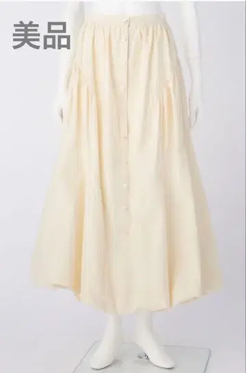 Jemma. atelier 티어드 벌룬 스커트 베이지 사이즈:M