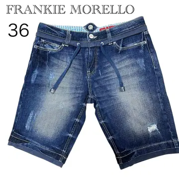 frankie morello 프랭키 모렐로 하프 데님 팬츠 36