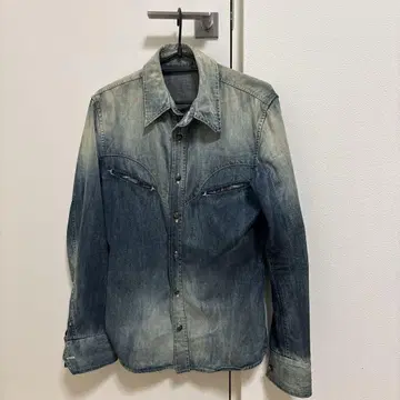 백 러쉬 데님 셔츠