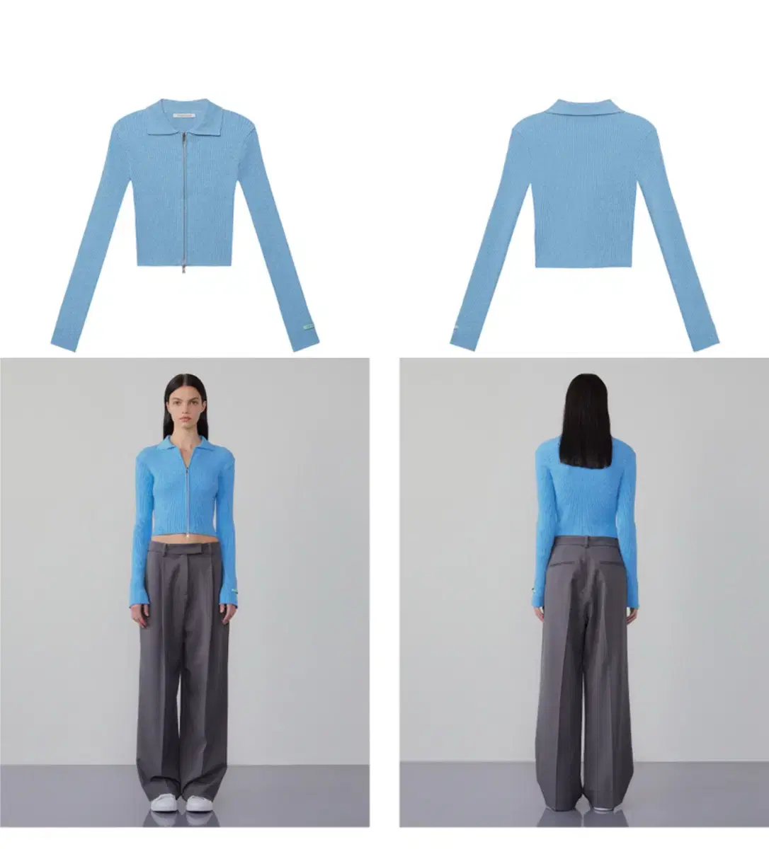 Instant Punk Slim Zip-Up Knit