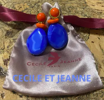 CECILE ET JEANNE 바이컬러 귀걸이
