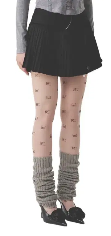 pellicule 큐어 미니 스커트 블랙