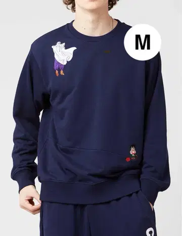 그라니프 맨투맨 뒷면 털 빅 실루엣 드래곤볼 Z 서바이벌 M 사이즈