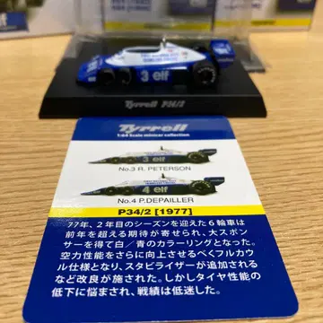 교쇼 1/64 미니카 Tyrrell P34/2 미니카 1977년 모델