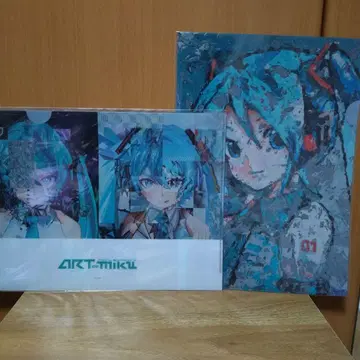 ART of MIKU 아트 오브 미쿠 하츠네 미쿠 클리어 파일 미개봉품