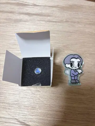 분 블루 반지 클립 세트