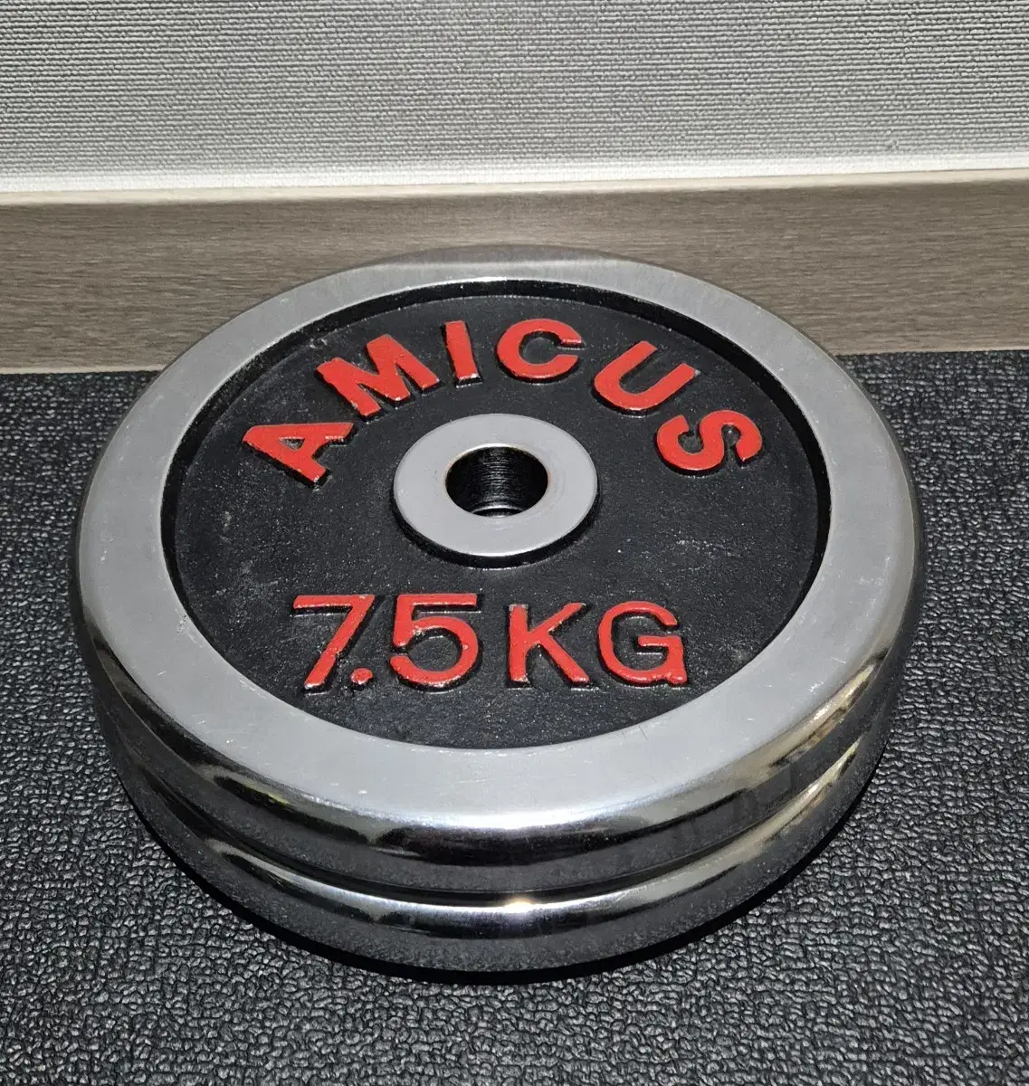 (무료배송) 7.5KG * 2장 경량 크롬 바벨 원판