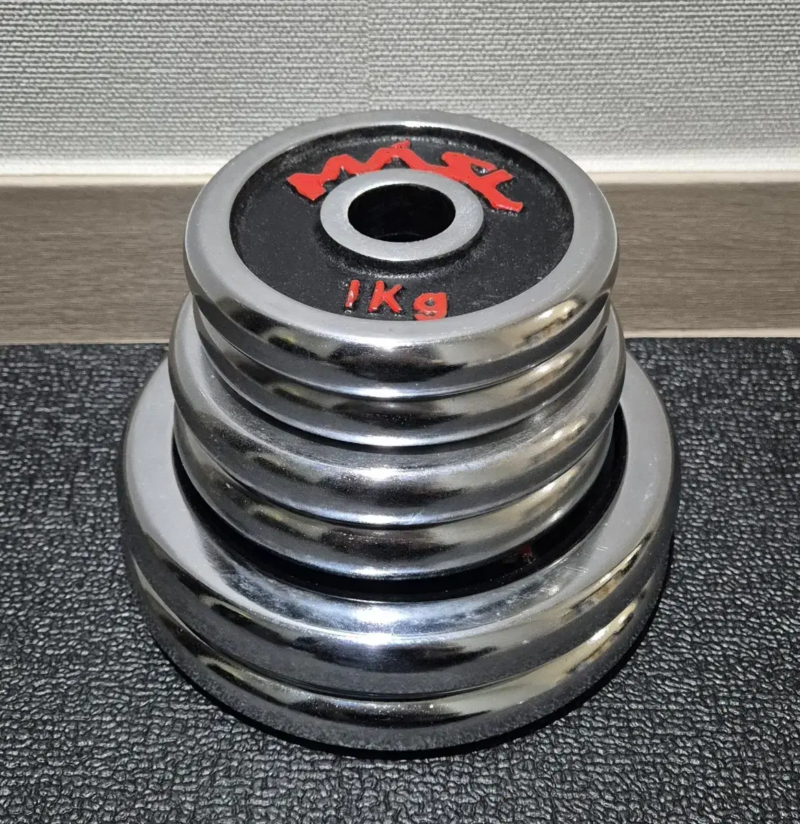 (무료배송) 11KG 경량 크롬 바벨 저중량 원판 세트