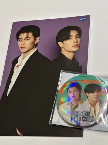 PondPhuwin 가샤 엽서 및 배지 GMMTV