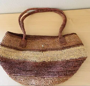 레어 헬렌 카민스키 라피아 바스켓 백 미사용 택 포함