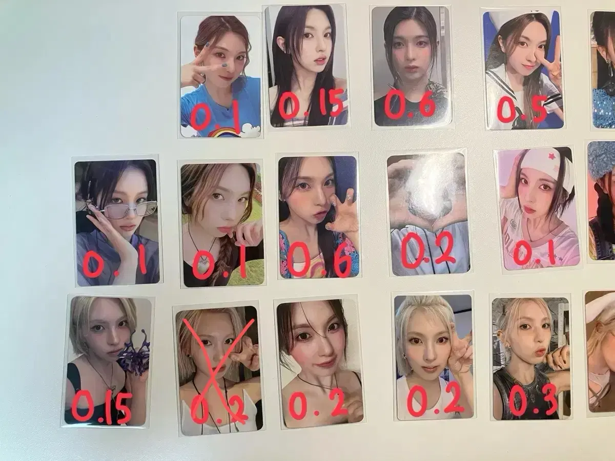 엔믹스 배이, 설윤, 유닛(지우,배이)포카판매공방앨범앨포특전사웨마뮤테뮤플