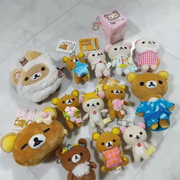 새상품 다수 리락쿠마 코리락쿠마 마스코트 키링 봉제 인형