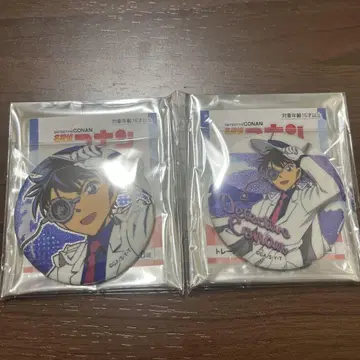 명탐정 코난 괴도 키드 글리터 캔뱃지 괴도 키드 블랙 깃털