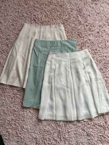 스커트 이네드 컬 파크 레인 미슈마슈 3장 세트 개별 대응 가능