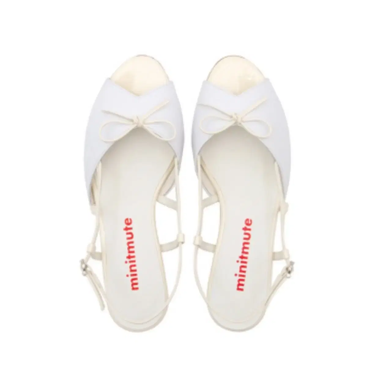 MINITMUTE | 미닛뮤트 Minutemute Ribbon Sandal White (225