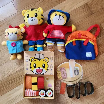 호비(시마지로) 하나짱 봉제 인형 초밥 모양 퍼즐 탈것 2개