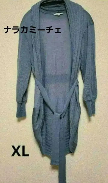 나라 까미체 롱 가디건 'XL' 벨트 포함
