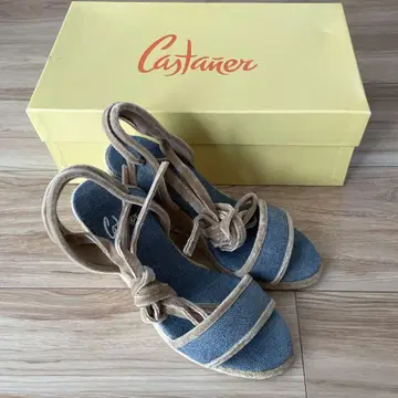 신상품 미사용 CASTANER 카스타니에르 샌들 레이스업 리본
