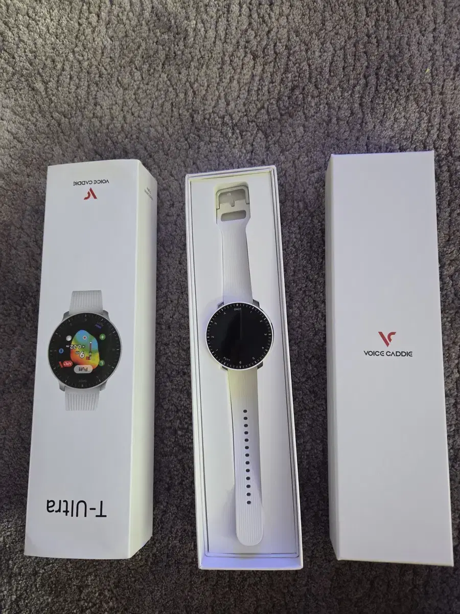 Voice Caddie Ultra Watch (White) Full Set