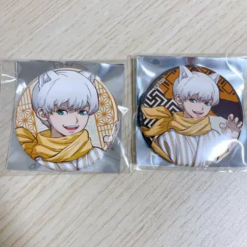 백귀야행 Dr.STONE 오리지널 캔뱃지 사이온지 깃털 2개