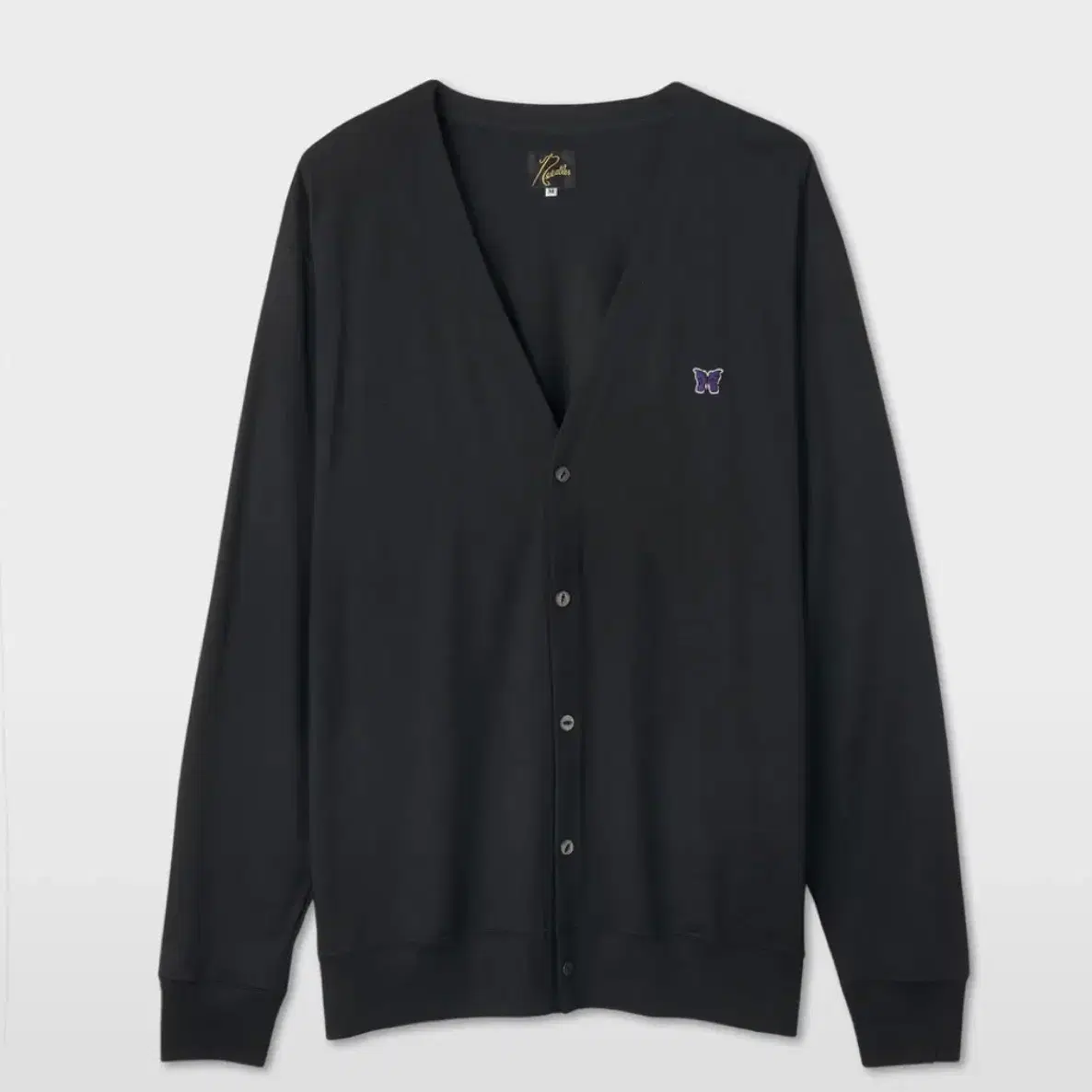 NEEDLES | 니들스 [XL] Needles V Neck Cardigan Black on