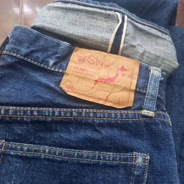 오어슬로우 오어슬로우 사이즈 2 셀비지 데님