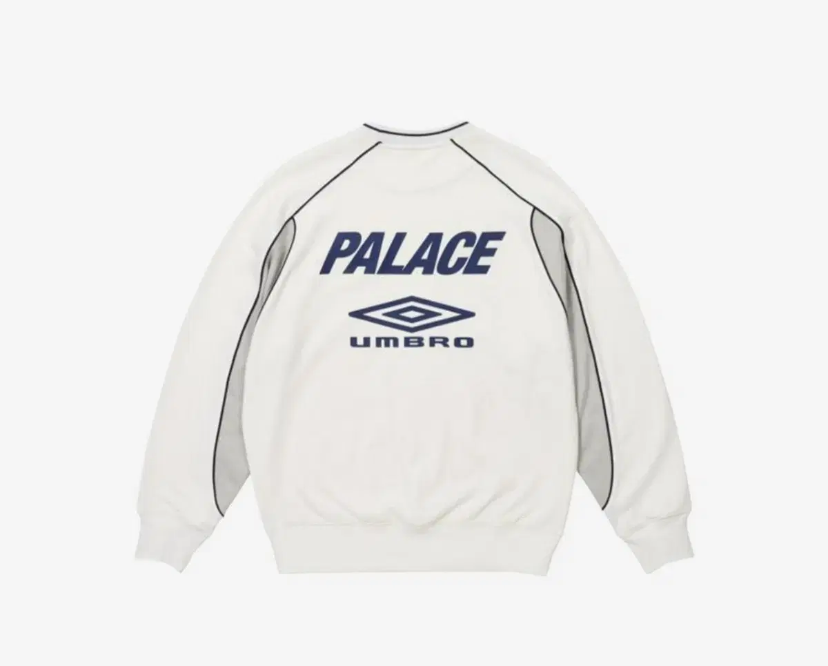 [L] 팔라스 엄브로 크루넥 화이트 새상품 팔브로 맨투맨 palace