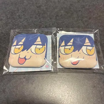 앙스타 중국 부쿠스타 부쿠부 모에가오 스퀘어 캔뱃지 사자나미 쥰