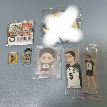 아카아시 케이지 하이큐 묶음 판매 캔뱃지 복권 하이큐 전