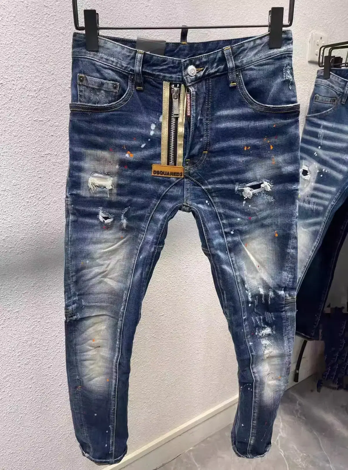 디스퀘어드2 청바지 데님 남성 바지 팬츠 집업