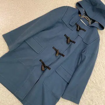 Aquascutum 더플 코트 짙은 블루 9