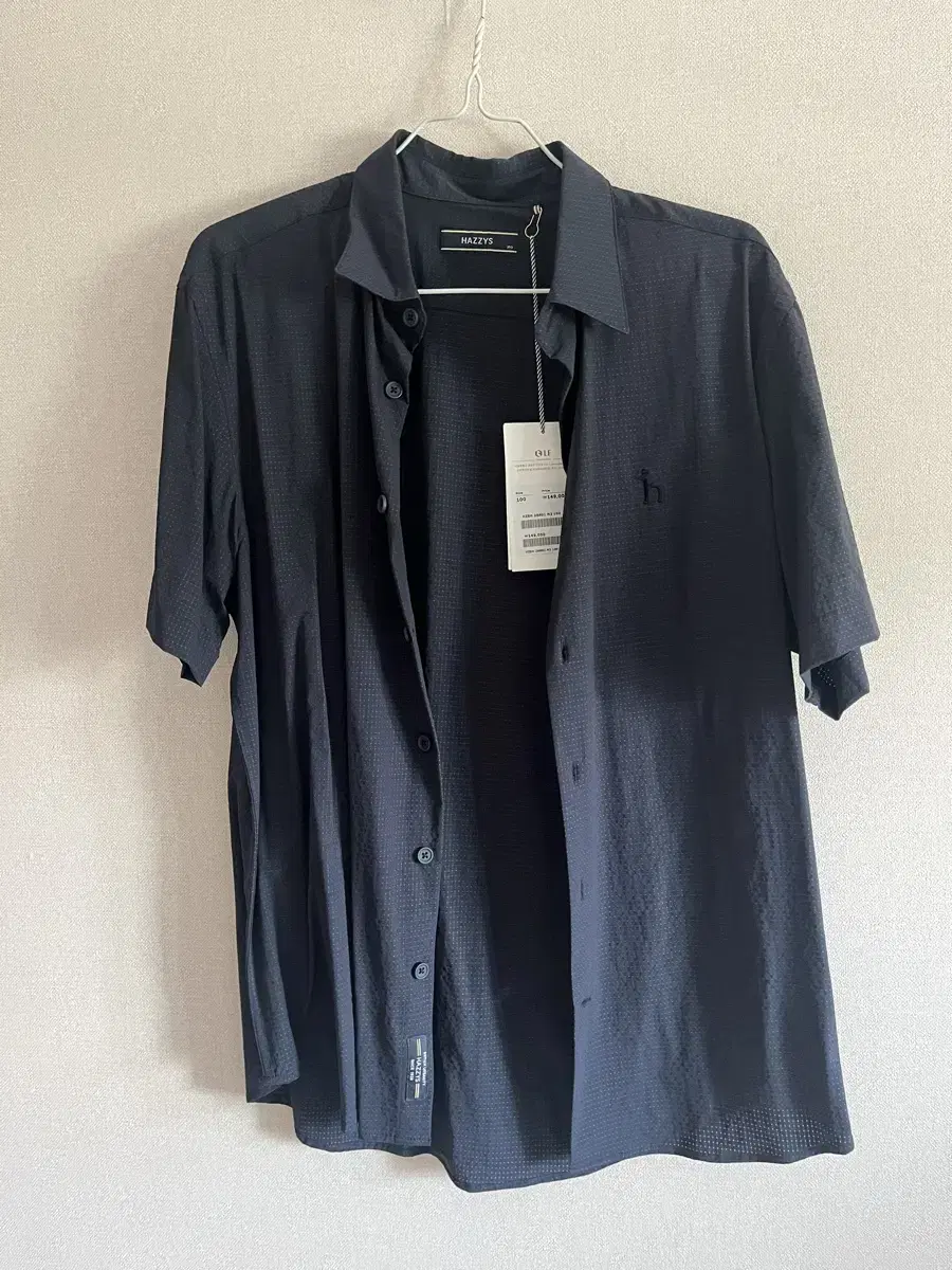 New Product Hedge's Short Sleeve Shirt 100 (Dark Navy)