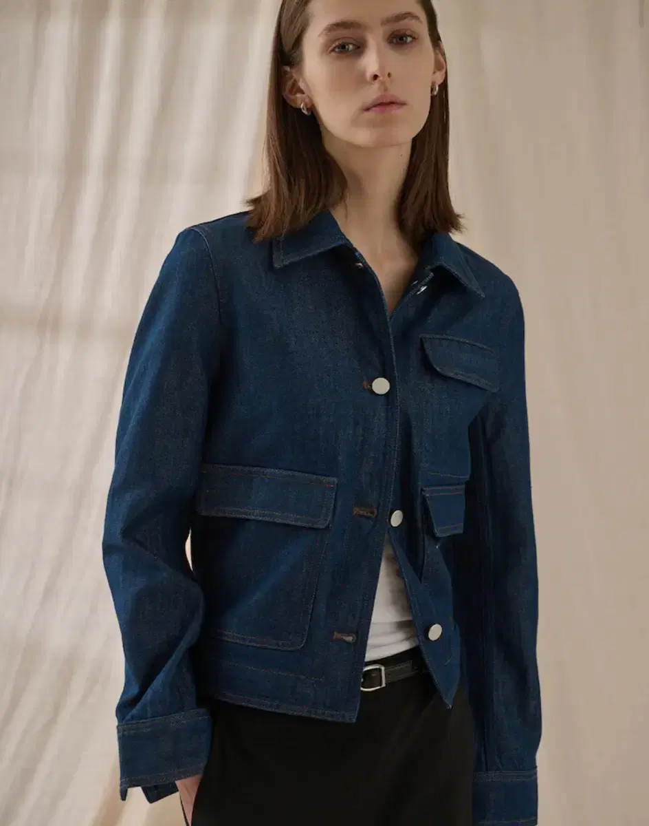 Tie-Dye Women's Relaxed Denim Casual Jacket Small