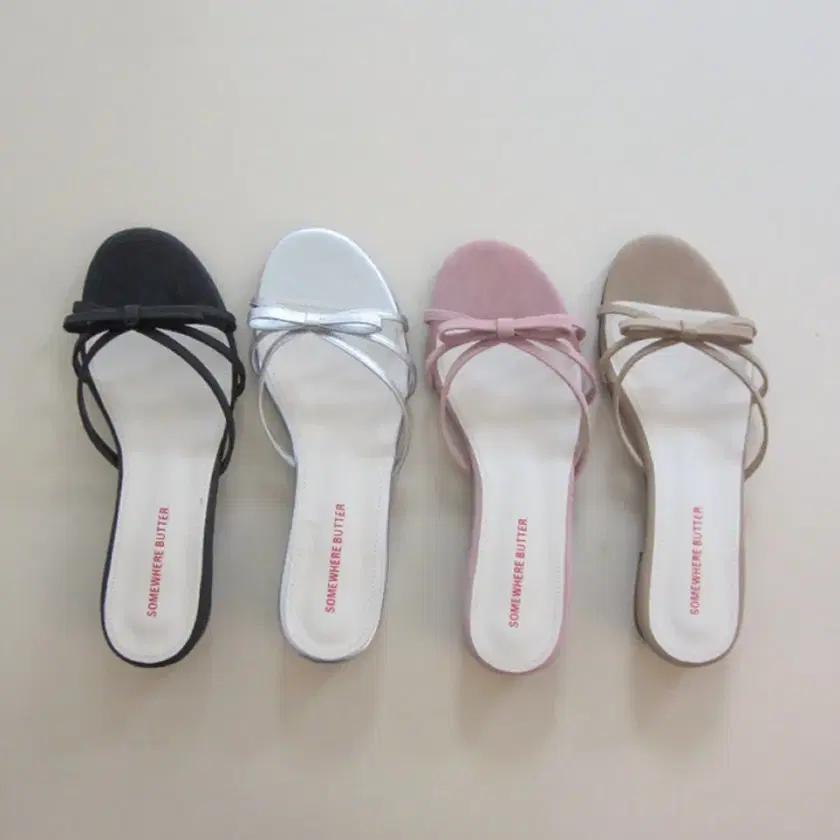 [SOMEWHERE BUTTER]★25SS★韓国人気★Bony Ribbon Sandal Shop 썸웨어버터샌들 on Bunjang Global Site - No more Korean