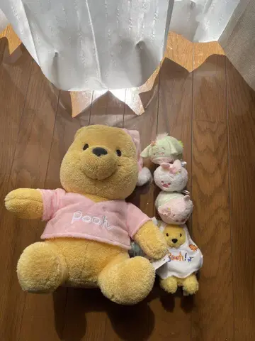 푸우 봉제 인형 세트