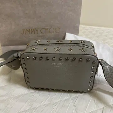 JIMMY CHOO 숄더백 사선 가케 그레이