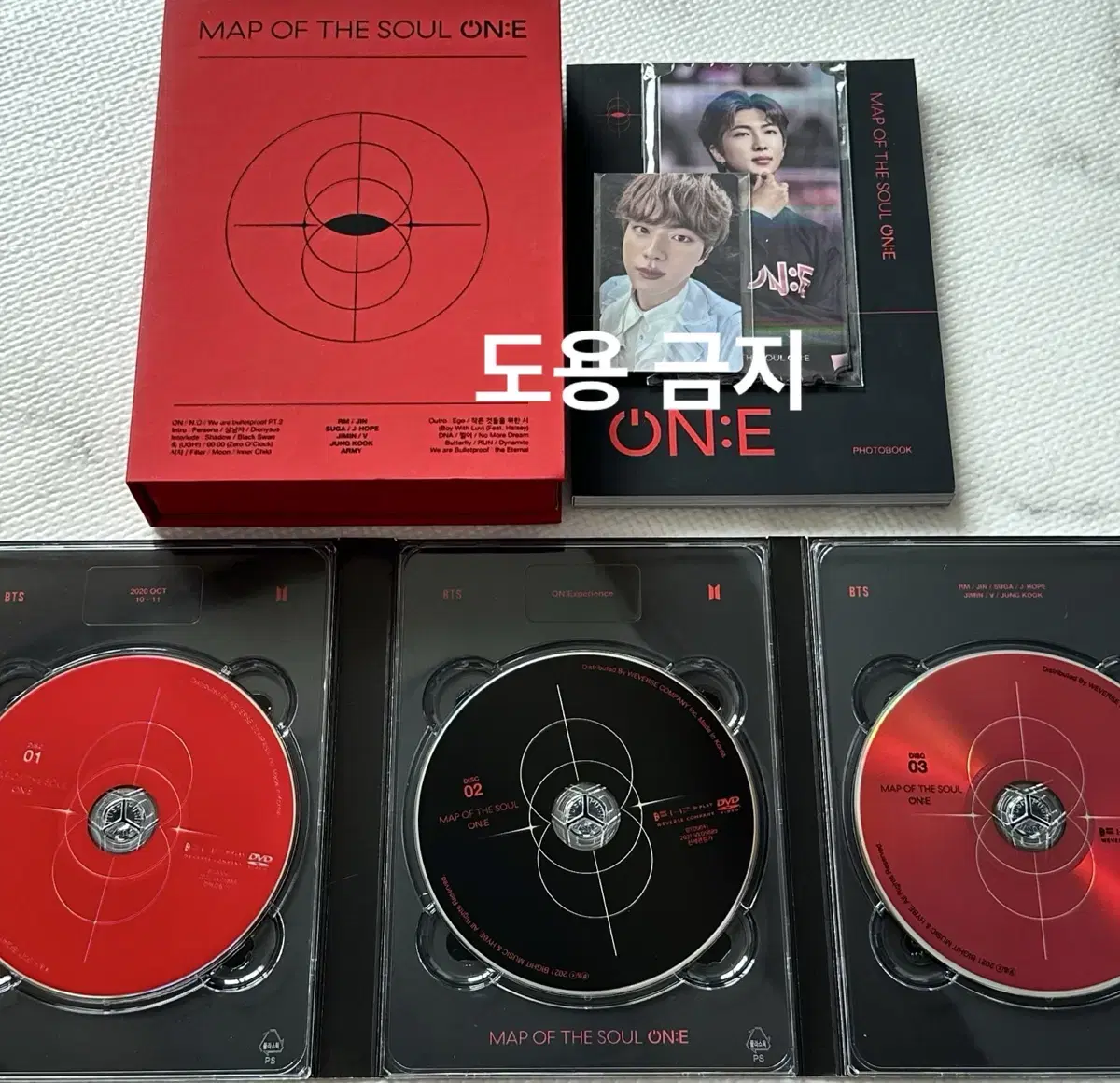 BTS MAP OF THE SOUL ON:E DVD Map Sol full set jin Poca