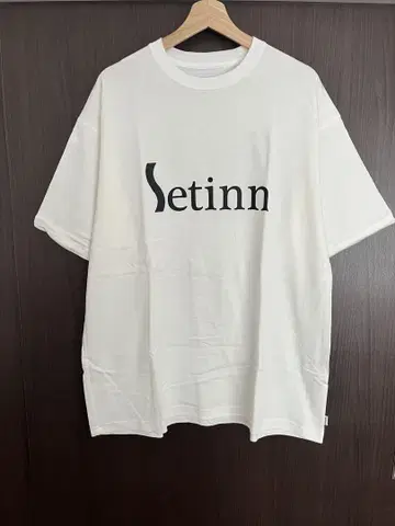 새상품 SETINN 세트인 티셔츠 화이트 L 24S-035