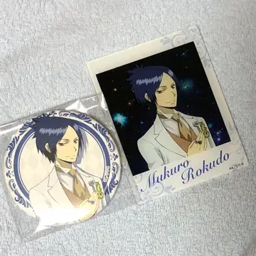 가정교사 히트맨 리본! 로쿠도 무쿠로 프레임 카드 캔뱃지 턱시도