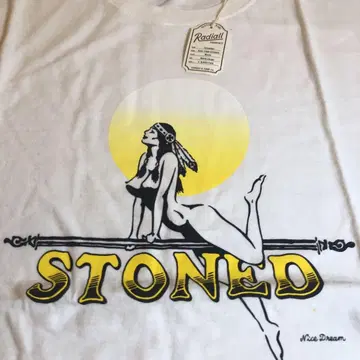 미사용 새상품 택 포함 RADIALL STONED 티셔츠 XL