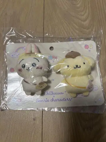 치이카와 산리오 캐릭터즈 토끼 폼폼푸딩 브로치