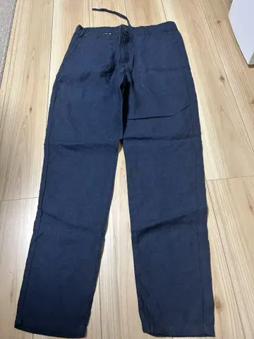 MUJI 다크 블루 코튼 치노 팬츠 M 사이즈